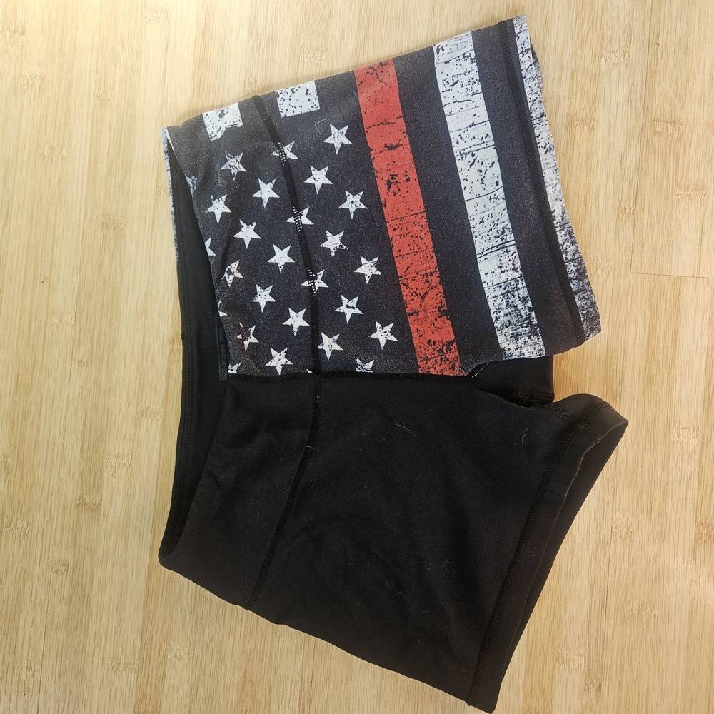 Born Primitive Black and Red Athletic Shorts